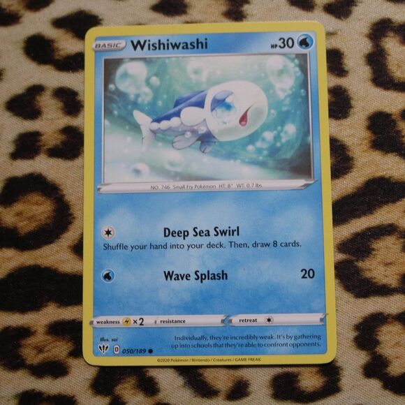 Wishiwashi 050/189 Pokemon Card - Picture 1 of 1